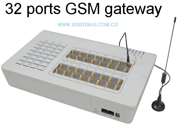 32 puertos GOIP GSM Gateway Bogota configuracion instalacion